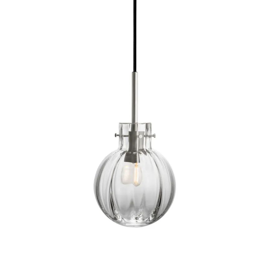 Hadeland Glassverk Krystallkule Lampe