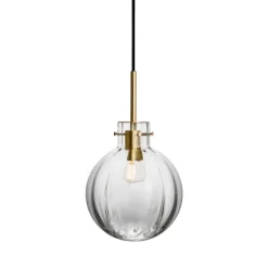 Hadeland Glassverk Krystallkule Lampe