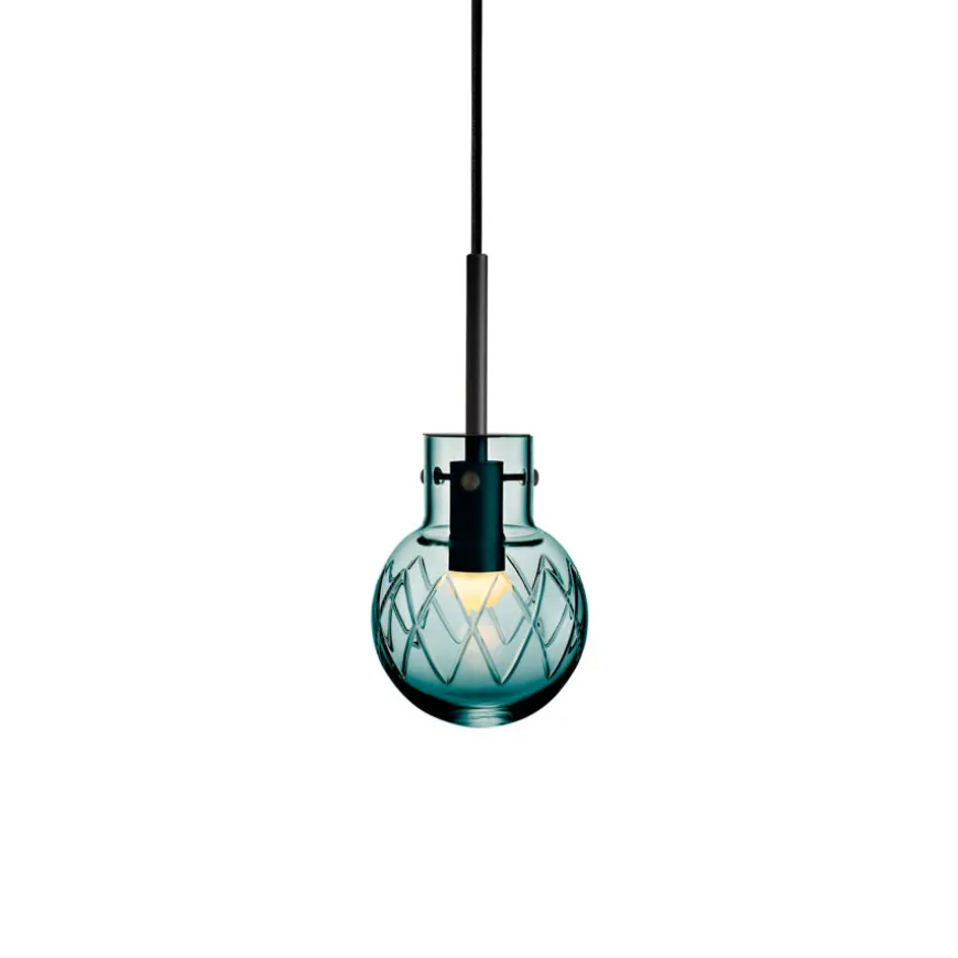 Hadeland Glassverk Krystallkule Lampe