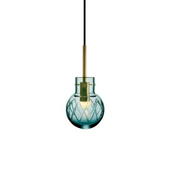 Hadeland Glassverk Krystallkule Lampe