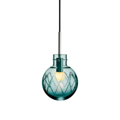 Hadeland Glassverk Krystallkule Lampe