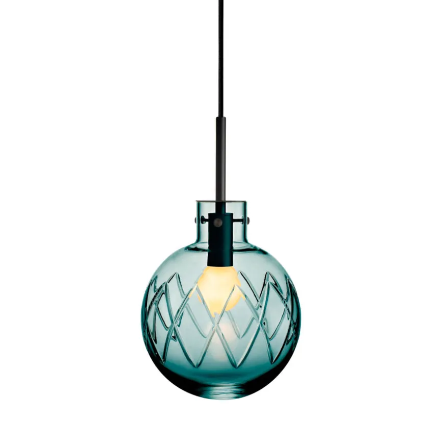 Hadeland Glassverk Krystallkule Lampe