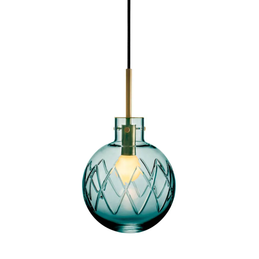 Hadeland Glassverk Krystallkule Lampe