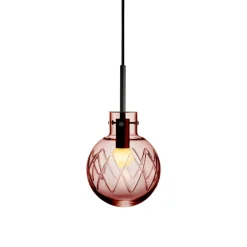 Hadeland Glassverk Krystallkule Taklampe