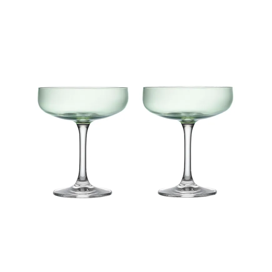 Hadeland Glassverk Odyssé Cavaskål 25cl 2pk Grønn