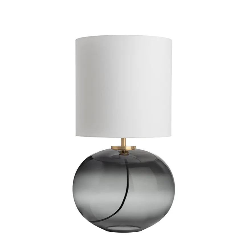 Hadeland Glassverk Senja Bordlampe Røkgrå