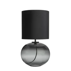 Hadeland Glassverk Senja Bordlampe Røkgrå