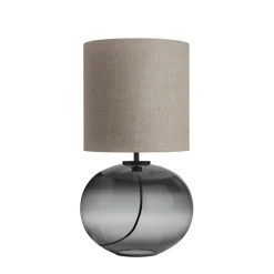 Hadeland Glassverk Senja Bordlampe Røkgrå