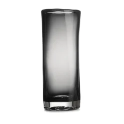 Hadeland Glassverk Sine Vase 29,5x11cm Røkgrå