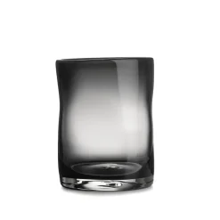 Hadeland Glassverk Sine Vase 20,5x16cm Røkgrå