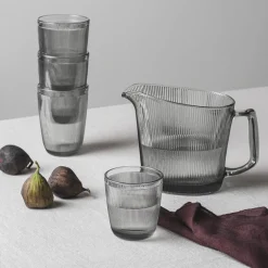 Hadeland Glassverk Siri Mugge 1L Røkgrå
