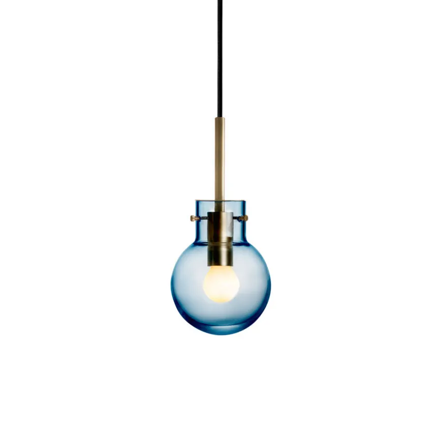 Hadeland Glassverk Stålblå Taklampe