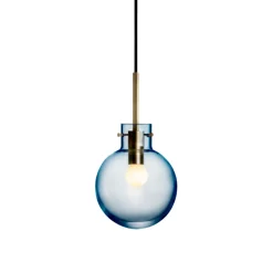 Hadeland Glassverk Stålblå Taklampe