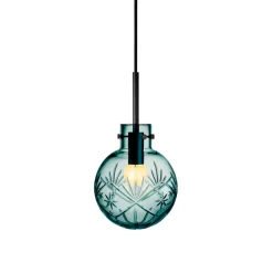 Hadeland Glassverk Taklampe Finn Blågrønn