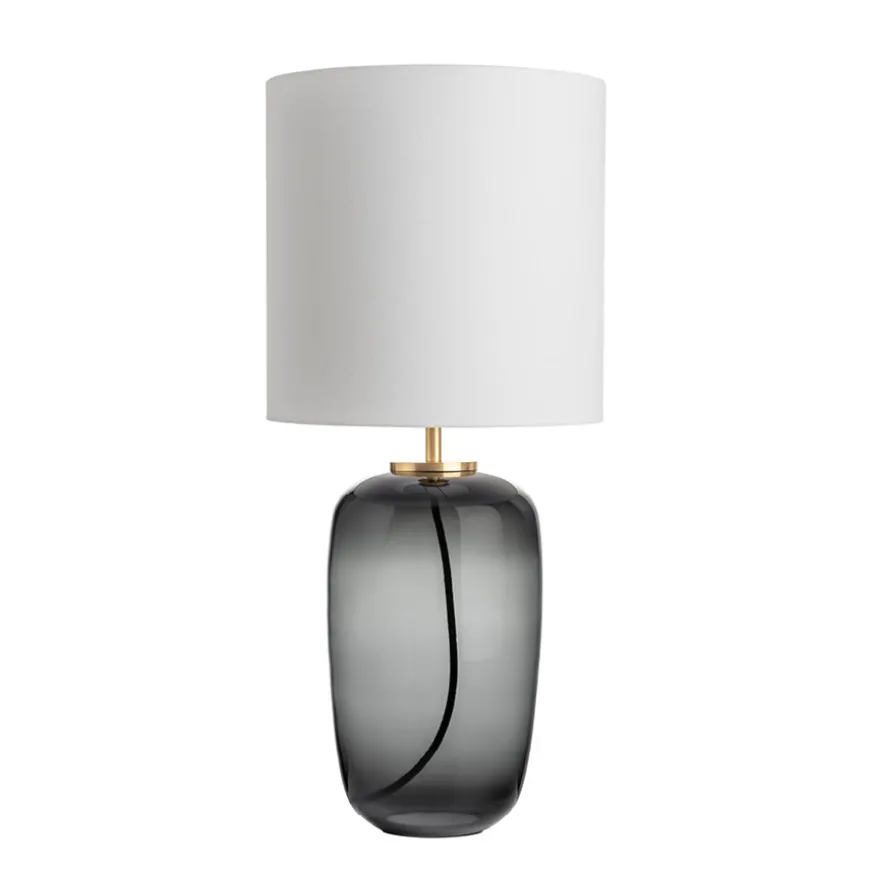 Hadeland Glassverk Vega Bordlampe Røkgrå