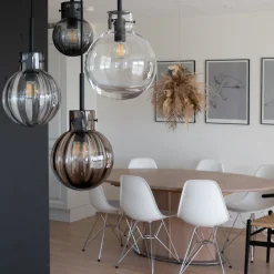 Hadeland Krystallkule Taklampe 5stk