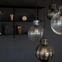 Hadeland Krystallkule Taklampe 5stk