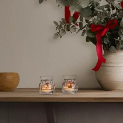 Homegaard Christmas Julelyslykter 2024 7,5cm 2pk