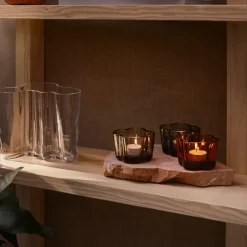 Iittala Alvar Aalto Telysholder 60 mm Grå