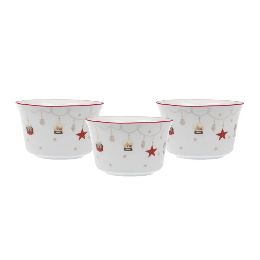 Juletid Skåler 3pk