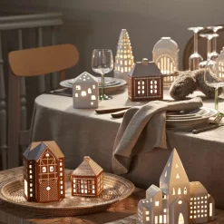 Kähler Gingerbread Lyshus Medium Brun