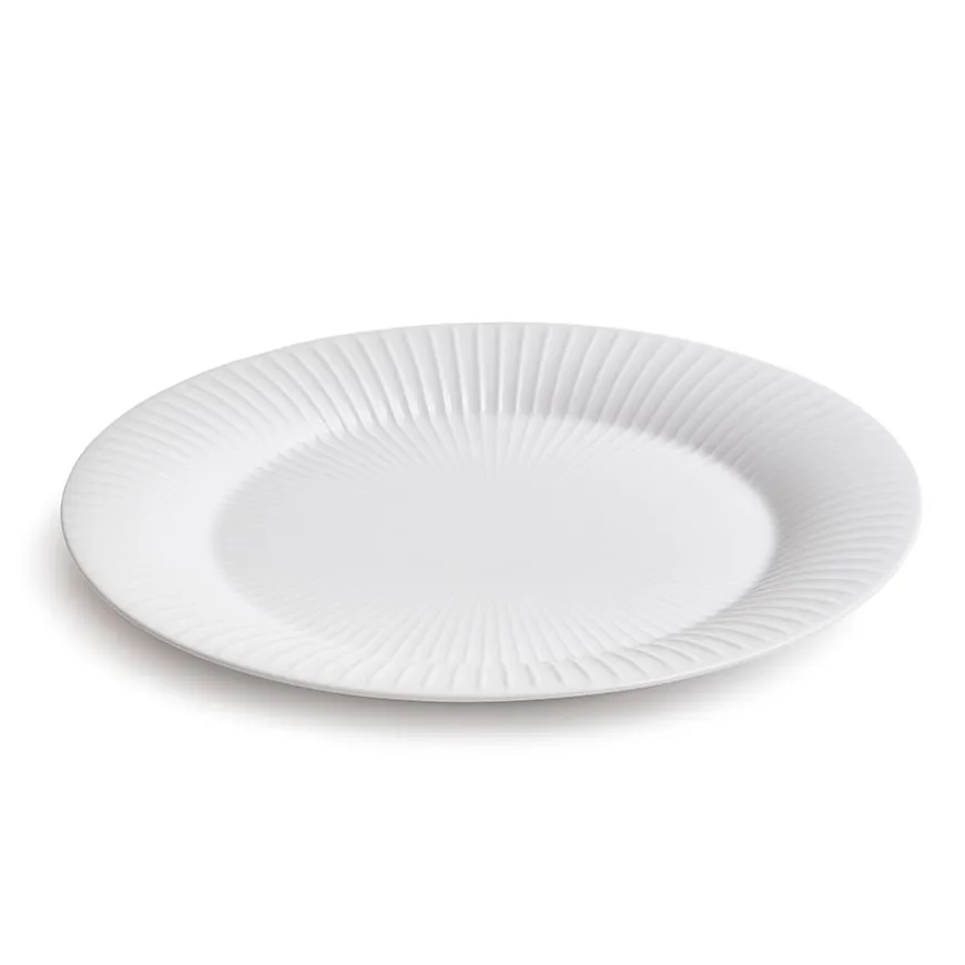 Kähler Hammershøi Ovalt Serveringsfat 28,5x22,5 cm Hvit