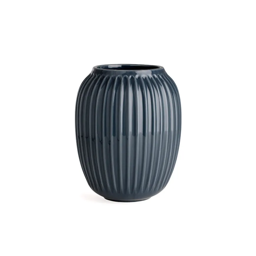 Kähler Hammershøi Vase 21cm Antracitgrå