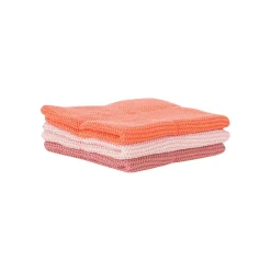 Klut Fersken Mix Bomull 25x25cm 3pk