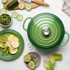 Le Creuset Støpejernsgryte 4,2L Bamboo Green