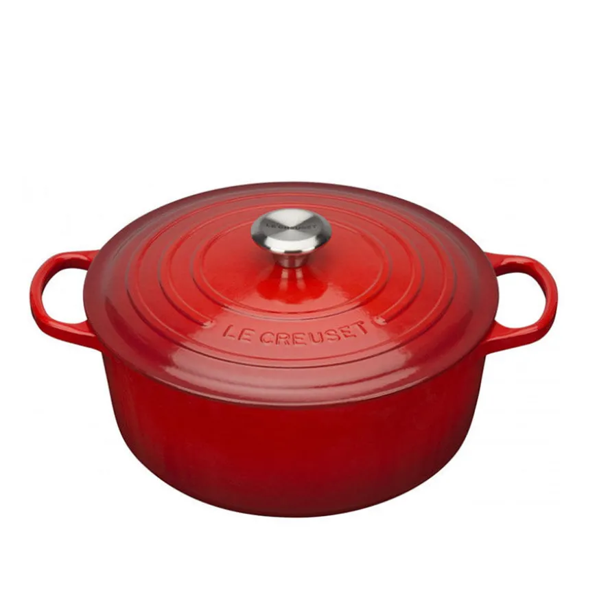 Le Creuset Støpejernsgryte 5,3L/26cm Cerise