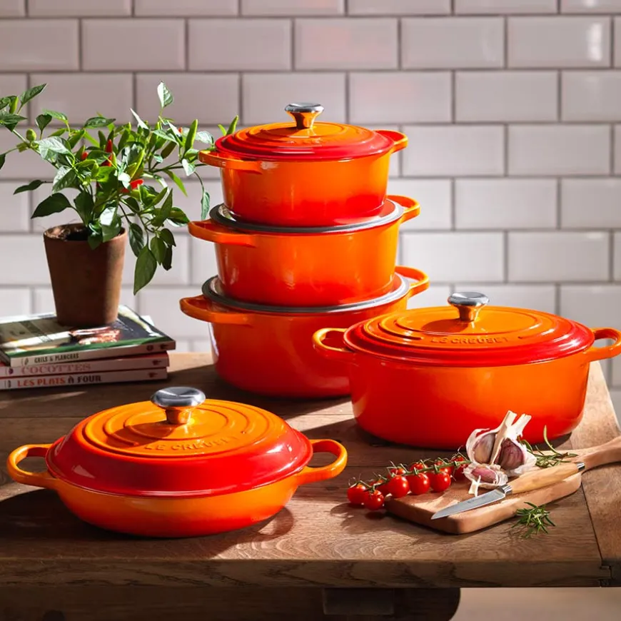 Le Creuset Støpejernsgryte 5,3L/26cm Volcanic