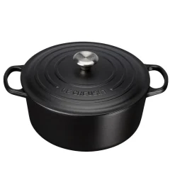 Le Creuset Støpejernsgryte 6,7L/28cm Matte Black