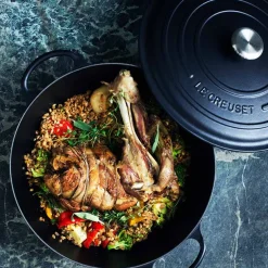 Le Creuset Støpejernsgryte 6,7L/28cm Matte Black