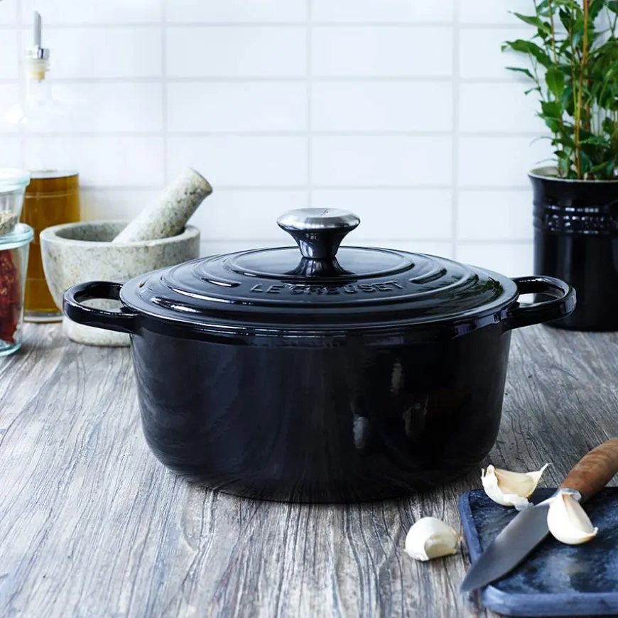Le Creuset Støpejernsgryte 5,3L/26cm Black