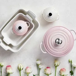 Le Creuset Støpejernsgryte 4,2L/24cm Shell Pink