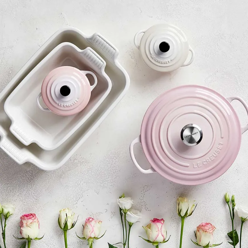 Le Creuset Støpejernsgryte 4,2L/24cm Shell Pink