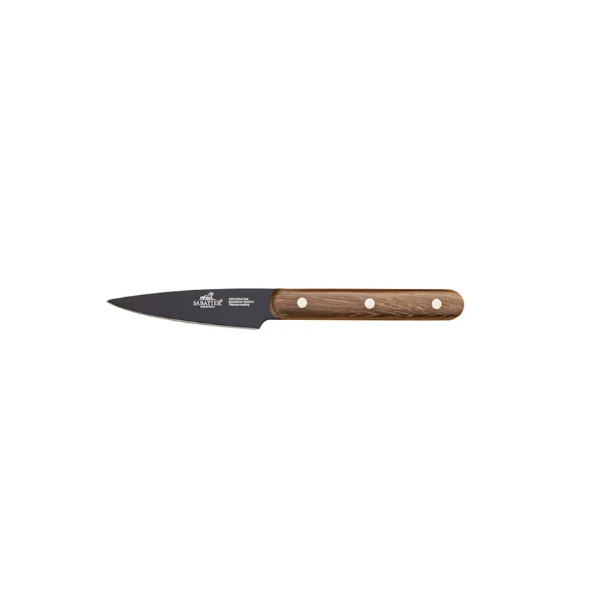 Lion Sabatier Phenix Walnut Knivsett 4 Deler Sort/Valnøtt