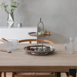 Løve Vinje Etasjefat Rustfritt Stål 30cm Sølv