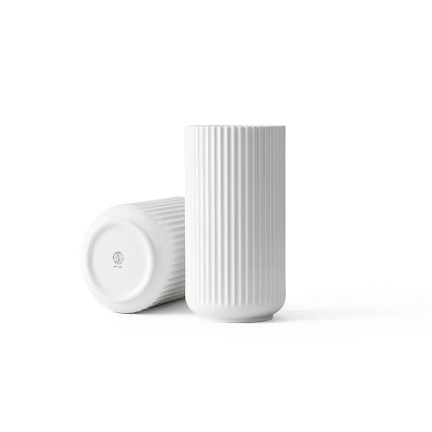Lyng Porcelæn Vase 25cm Hvit