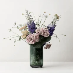 Lyngby Porcelæn Vase 20,5cm Grønn Glass