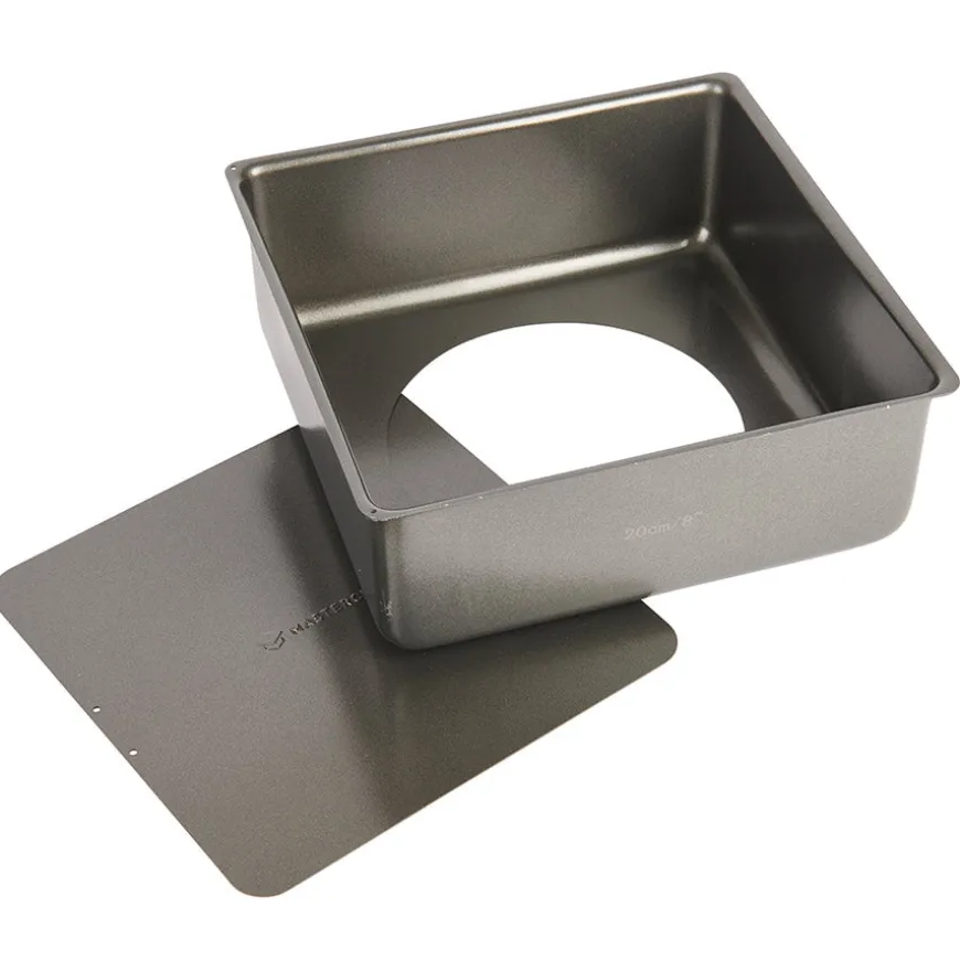 Masterclass Bakeform Firkantet Med Løs Bunn 20cm Non-Stick