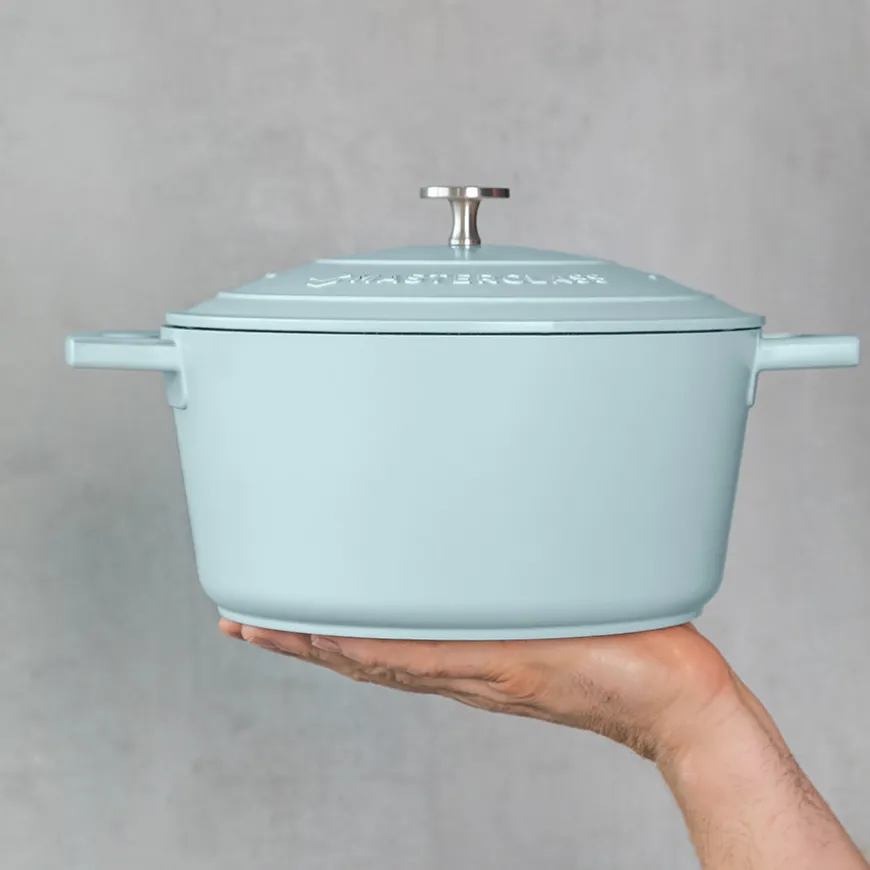Masterclass Cast Aluminium Gryte 4L Himmelblå