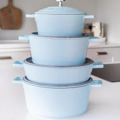 Masterclass Cast Aluminium Gryte 4L Himmelblå