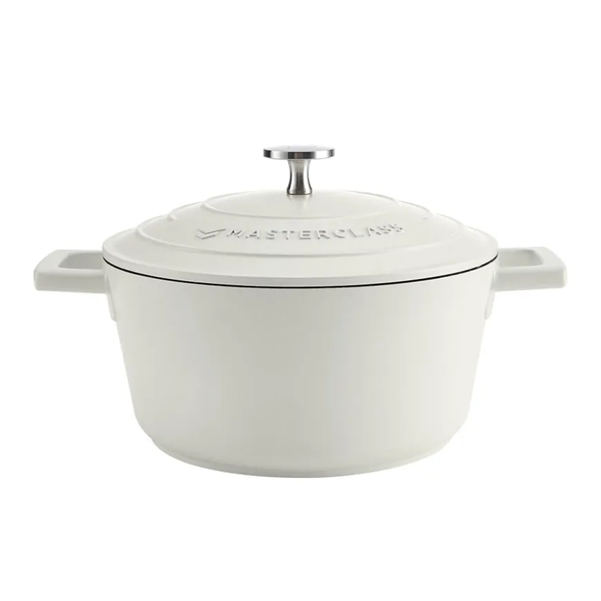 Masterclass Cast Aluminium Gryte 5L Krem