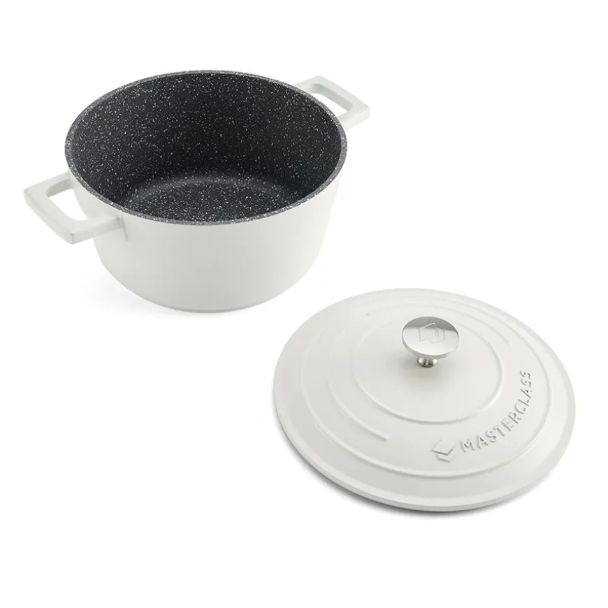 Masterclass Cast Aluminium Gryte 4L Krem