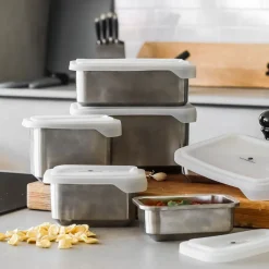 Masterclass Oppbevaringsboks 1L Rustfritt Stål