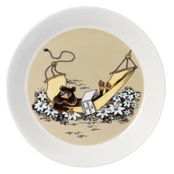 Moomin Arabia Mummi Asjett 19cm Bisamrotta Beige