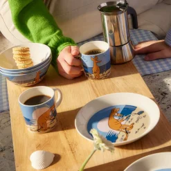 Moomin Arabia Mummi Kopp 30cl Sniff Blå