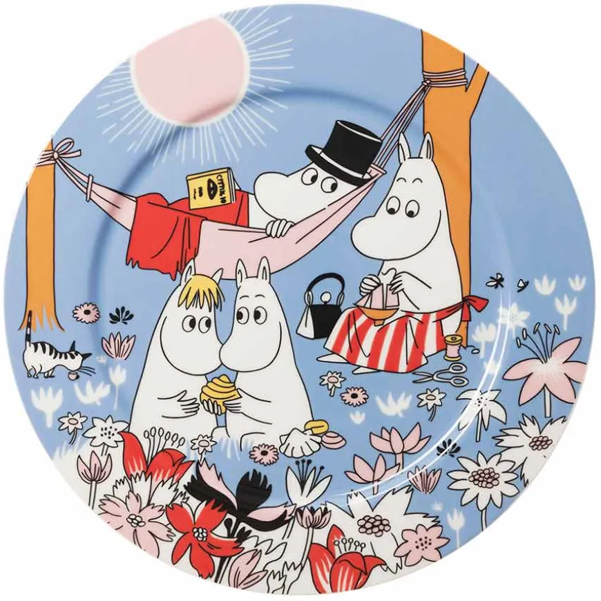Moomin Arabia Mummi Serveringsfat 30cm Familietid
