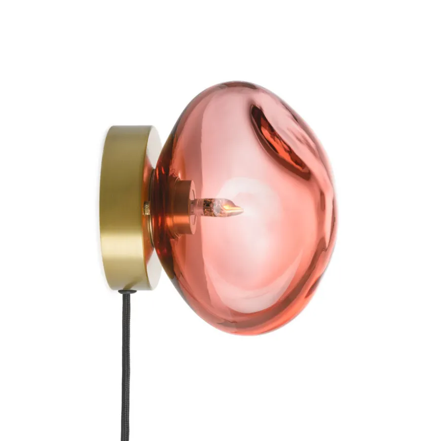 Munnblåst Crystal Stone Vegglampe